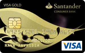 Santander Gebyrfri visa, et kredittkort uten gebyr